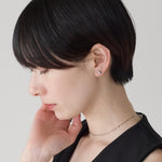 ciite' シーテ ピアス（両耳用） 【金属アレルギー対応】シンプルスクエア ピアス