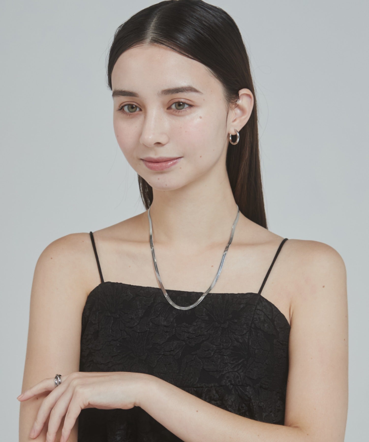 ciite' シーテ ネックレス 【 金属アレルギー対応 】 4mm スネークチェーンネックレス サージカルステンレス