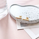 ciite' シーテ ピアス（両耳用） 【金属アレルギー対応】レクタングルバー ピアス