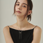 ciite' シーテ ネックレス 【 金属アレルギー対応 】 simple ribbon necklace / シンプル リボン ネックレス サージカルステンレス