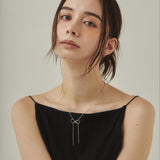 ciite' シーテ ネックレス 【 金属アレルギー対応 】 simple ribbon necklace / シンプル リボン ネックレス サージカルステンレス