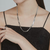 ciite' シーテ ネックレス 【 金属アレルギー対応 】 4mm スネークチェーンネックレス サージカルステンレス