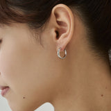ciite' シーテ ピアス（両耳用） 【 金属アレルギー対応 】 4サイズ展開 シンプルフープピアス サージカルステンレス（両耳用）