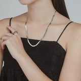 ciite' シーテ ネックレス 【 金属アレルギー対応 】 4mm スネークチェーンネックレス サージカルステンレス