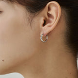 ciite' シーテ ピアス（両耳用） 【 金属アレルギー対応 】 4サイズ展開 シンプルフープピアス サージカルステンレス（両耳用）