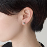ciite' シーテ ピアス（両耳用） 【金属アレルギー対応】シンプルスクエア ピアス