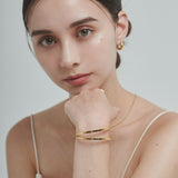 ciite' シーテ ブレスレット 【 金属アレルギー対応 】 2ラインバングル / ブレスレット サージカルステンレス