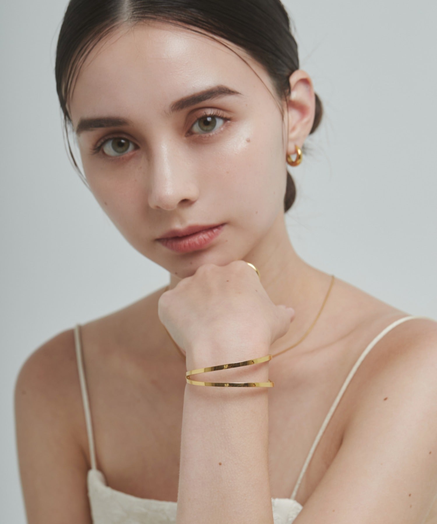 ciite' シーテ ブレスレット 【 金属アレルギー対応 】 2ラインバングル / ブレスレット サージカルステンレス