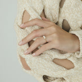 ciite' シーテ リング 【 金属アレルギー対応 】 淡水パールリング サージカルステンレス