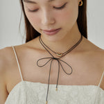 ciite' シーテ ネックレス メタルトップ コードチョーカー / ネックレス