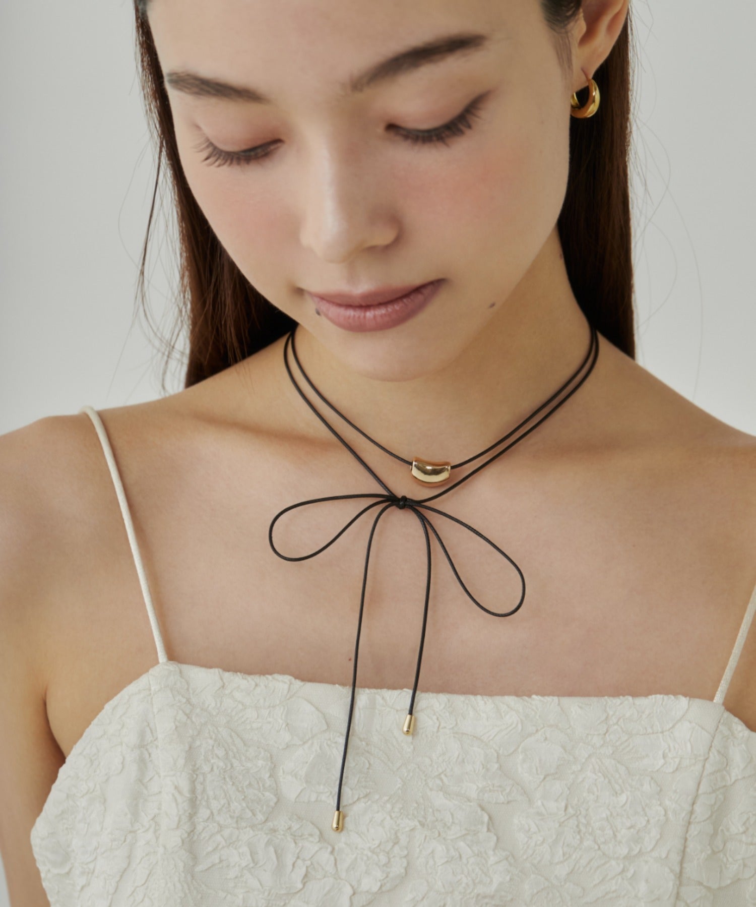 ciite' シーテ ネックレス メタルトップ コードチョーカー / ネックレス