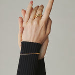 ciite' シーテ ブレスレット 【 金属アレルギー対応 】 シンプルスネークチェーンブレスレット サージカルステンレス