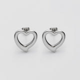 ciite' シーテ ピアス（両耳用） 【 金属アレルギー対応 】 ハートモチーフピアス サージカルステンレス (両耳用)