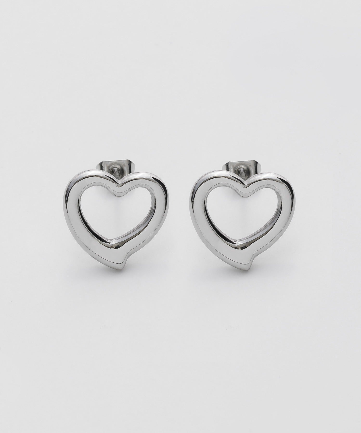 ciite' シーテ ピアス（両耳用） 【 金属アレルギー対応 】 ハートモチーフピアス サージカルステンレス (両耳用)