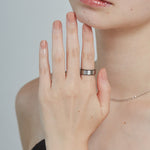 ciite' シーテ リング 【 金属アレルギー対応 】 バイカラーリング サージカルステンレス