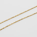 ciite' シーテ ネックレス 【 金属アレルギー対応 】 グリッターチェーンネックレス サージカルステンレス 幅1mm