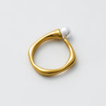 ciite' シーテ リング 【 金属アレルギー対応 】 パールモチーフリング サージカルステンレス