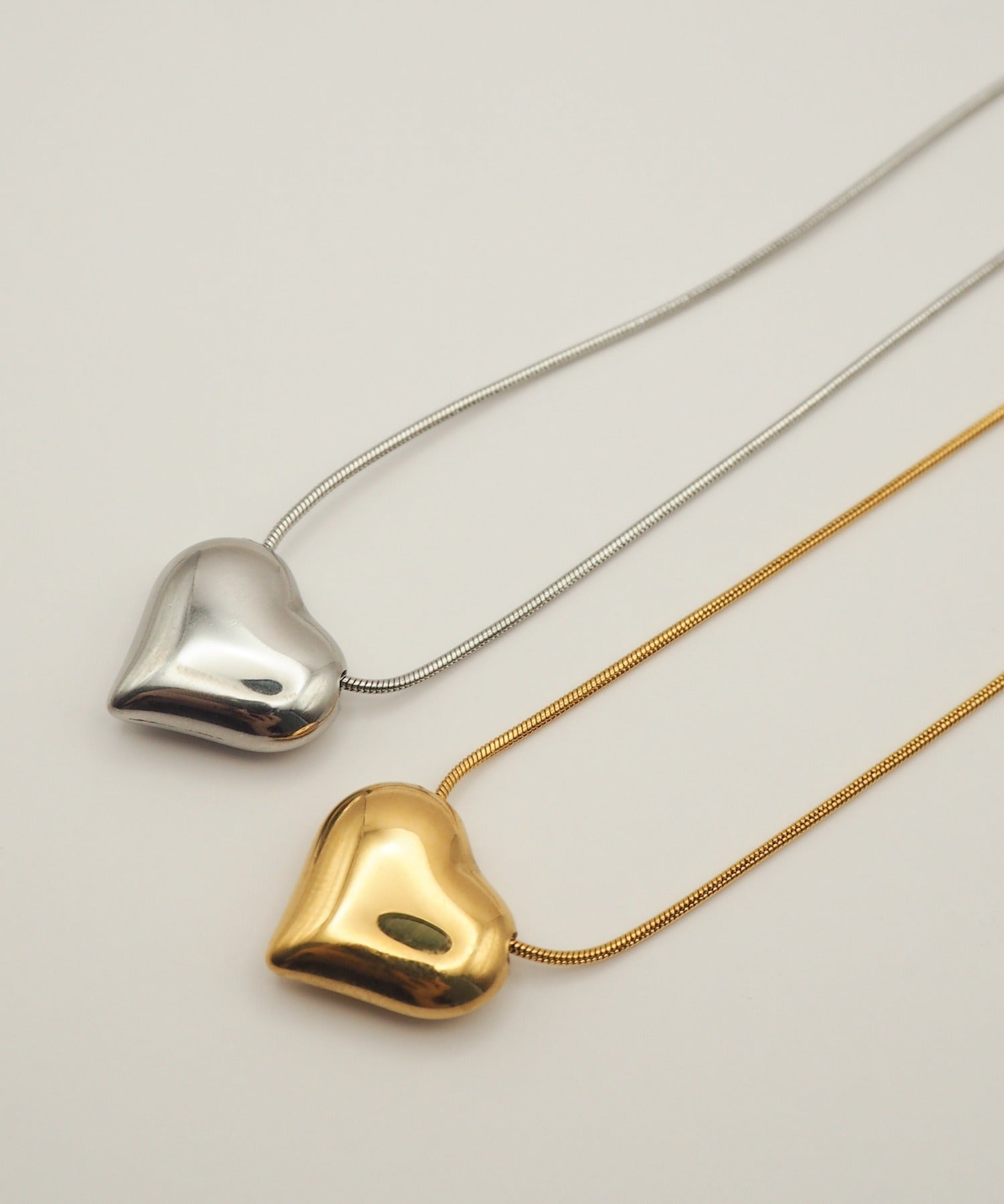 ciite' シーテ ネックレス 【 金属アレルギー対応 】 ハートネックレス サージカルステンレス