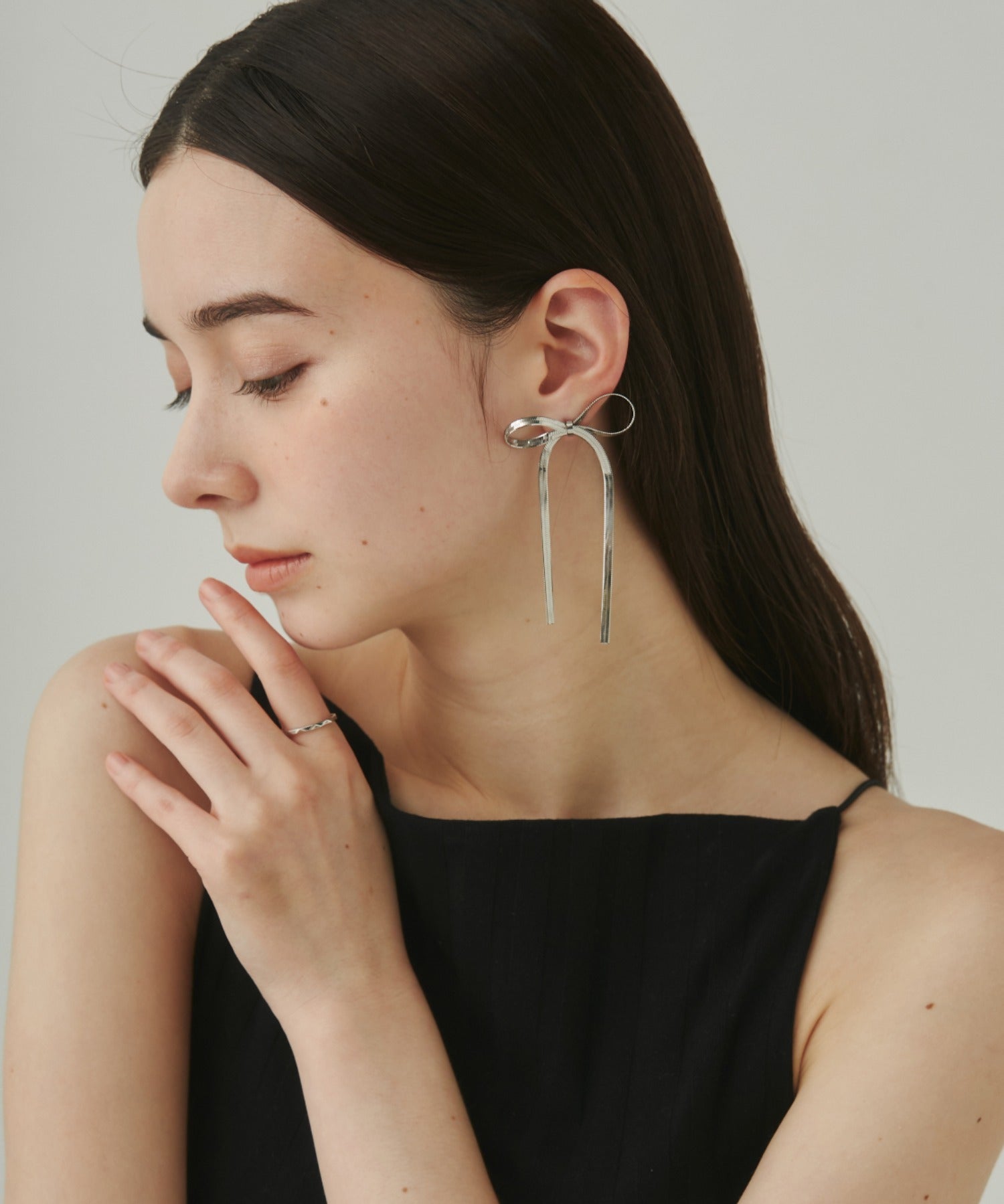 ciite' シーテ ピアス（両耳用） 【 金属アレルギー対応 】リボンピアス サージカルステンレス (両耳用)