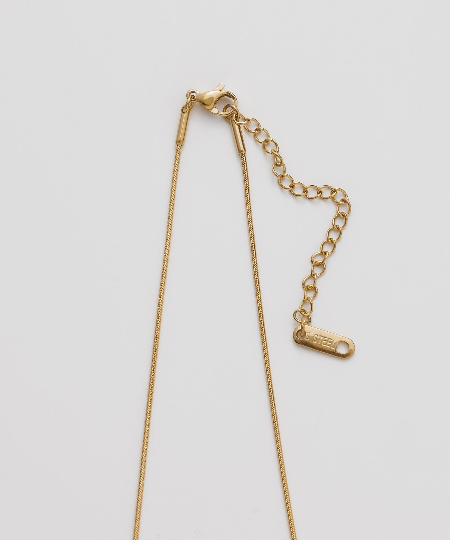 ciite' シーテ ネックレス 【 金属アレルギー対応 】 1mm シンプルスネークネックレス サージカルステンレス