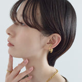 【 金属アレルギー対応 】 ニュアンスデザイン イヤーカフ サージカルステンレス（片耳用）