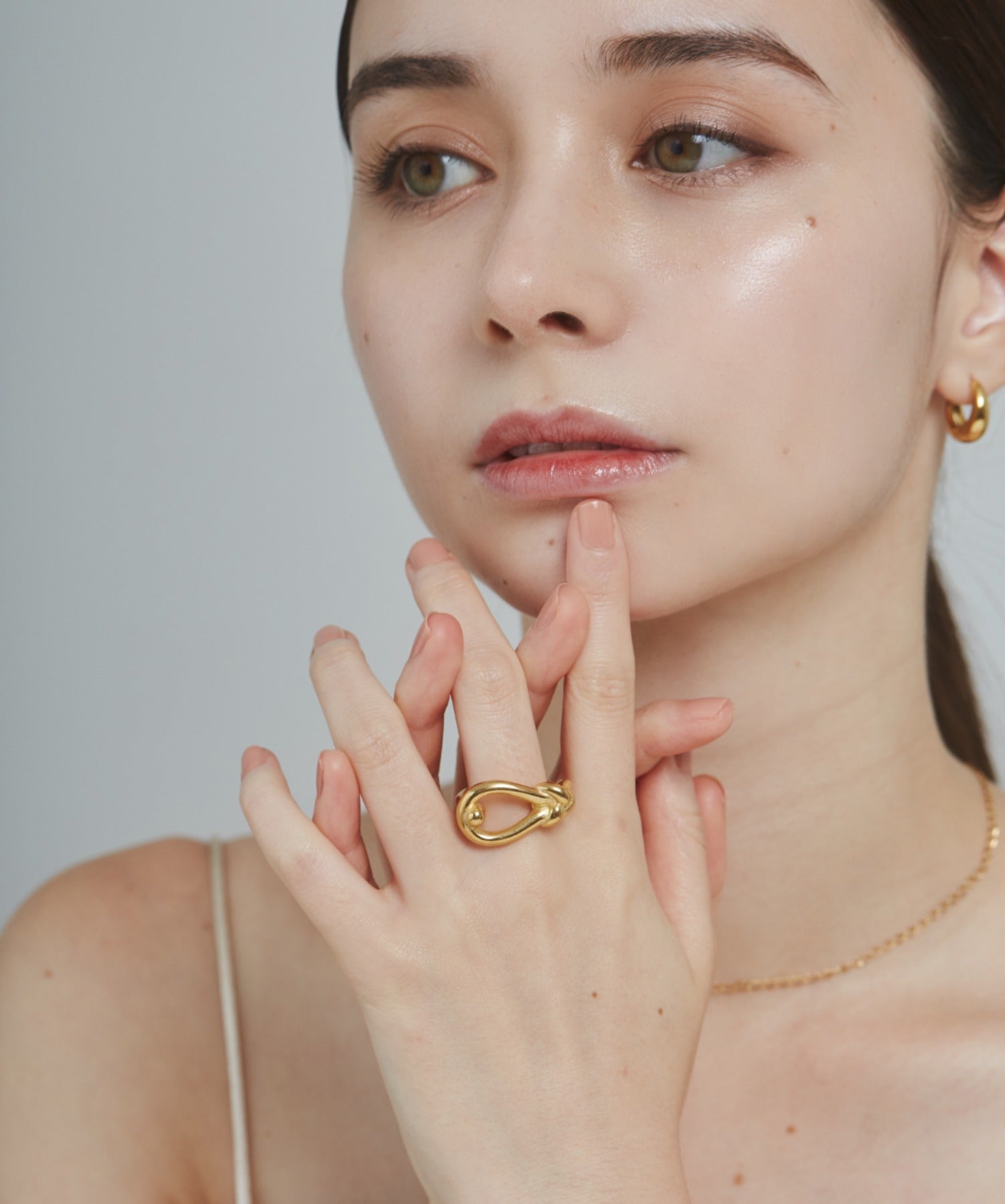 ciite' シーテ リング 【 金属アレルギー対応 】 ノットニュアンス リング サージカルステンレス