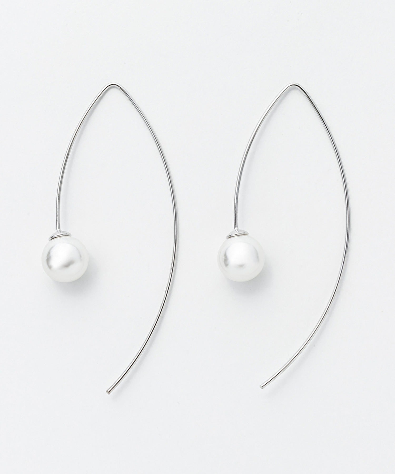 ciite' シーテ ピアス（両耳用） パールフックピアス (両耳用)