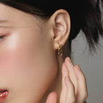 ciite' シーテ ピアス（両耳用） 【 金属アレルギー対応 】 チェーンモチーフピアス サージカルステンレス (両耳用)