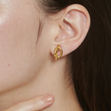 ciite' シーテ イヤリング 【 金属アレルギー対応 】 ノット イヤリング サージカルステンレス (両耳用)