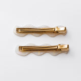 ciite' シーテ ヘアアクセサリー ウェーブデザインヘアピン 2個セット