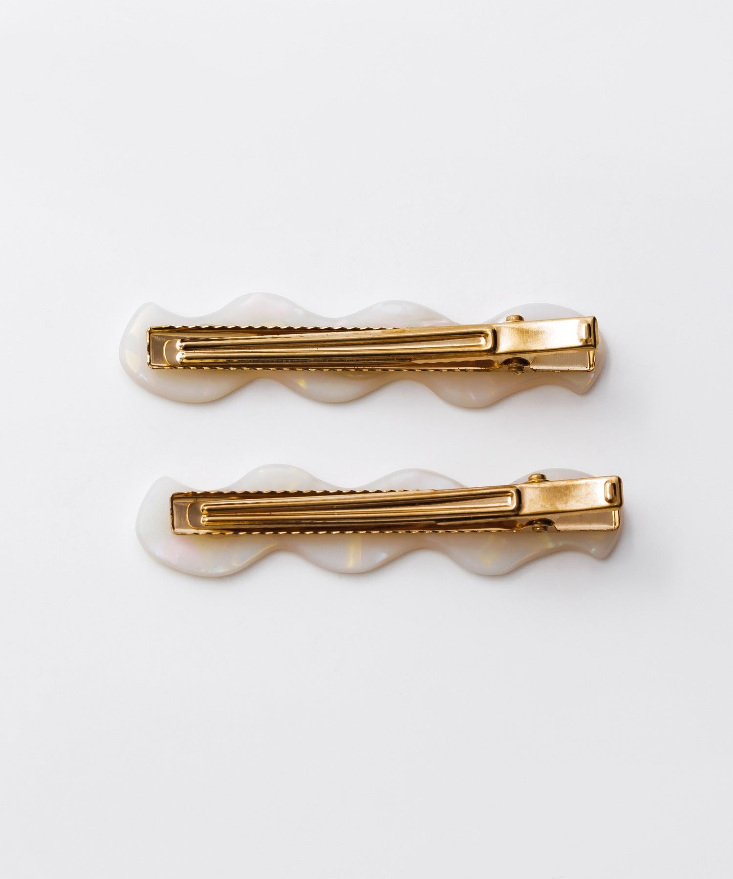 ciite' シーテ ヘアアクセサリー ウェーブデザインヘアピン 2個セット