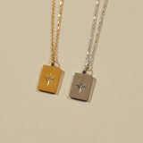 ciite' シーテ ネックレス 【 金属アレルギー対応 】 ビジュープレートネックレス サージカルステンレス