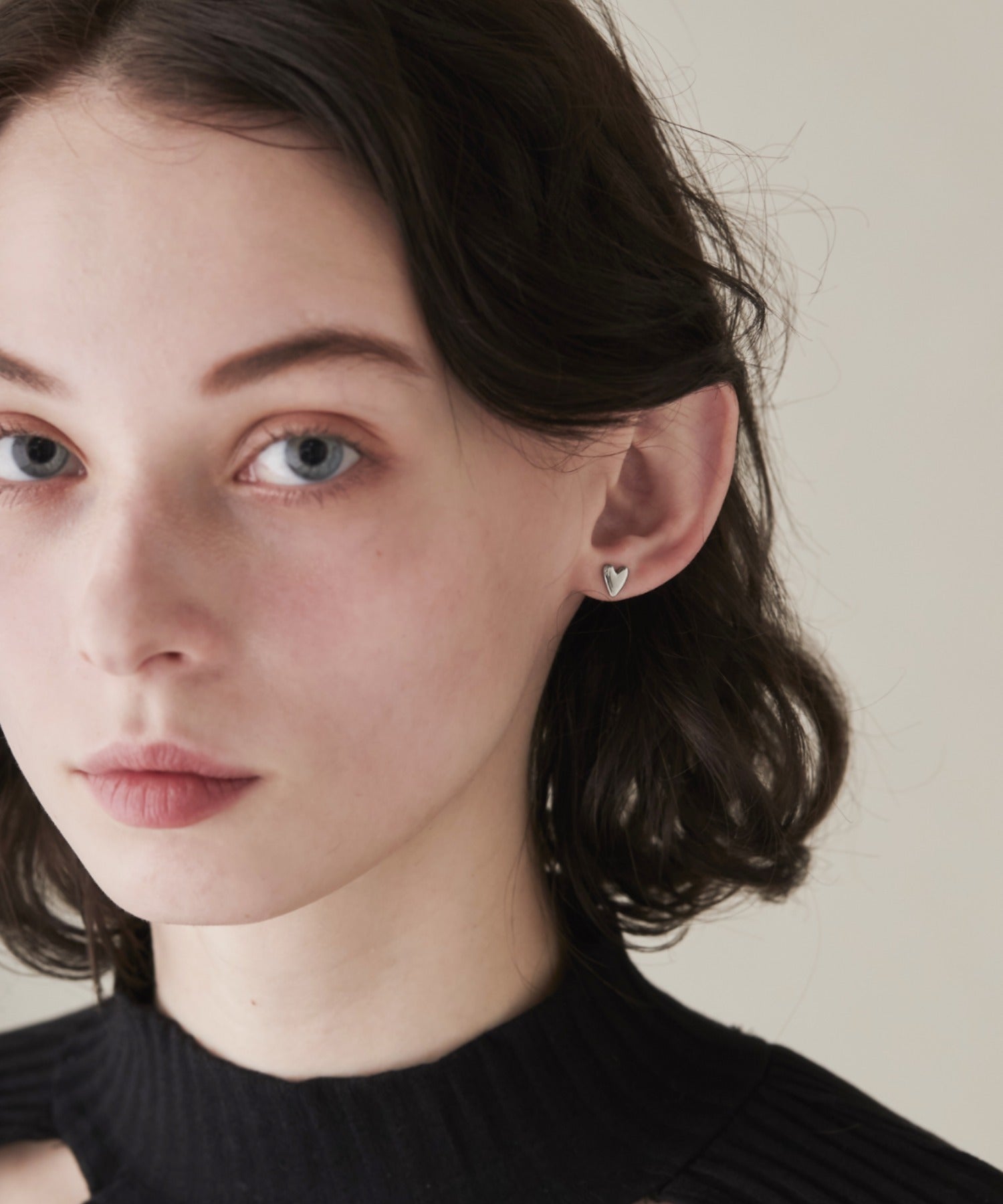 ciite' シーテ ピアス（両耳用） 【 金属アレルギー対応 】 ミニハートピアス サージカルステンレス (両耳用)