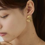 ciite' シーテ ピアス（両耳用） 【 金属アレルギー対応 】フラワーモチーフピアス サージカルステンレス（両耳用）