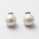 ciite' シーテ ピアス（両耳用） 【12mm】 選べるパールピアス （コットンパール / アクリルパール） (両耳用)