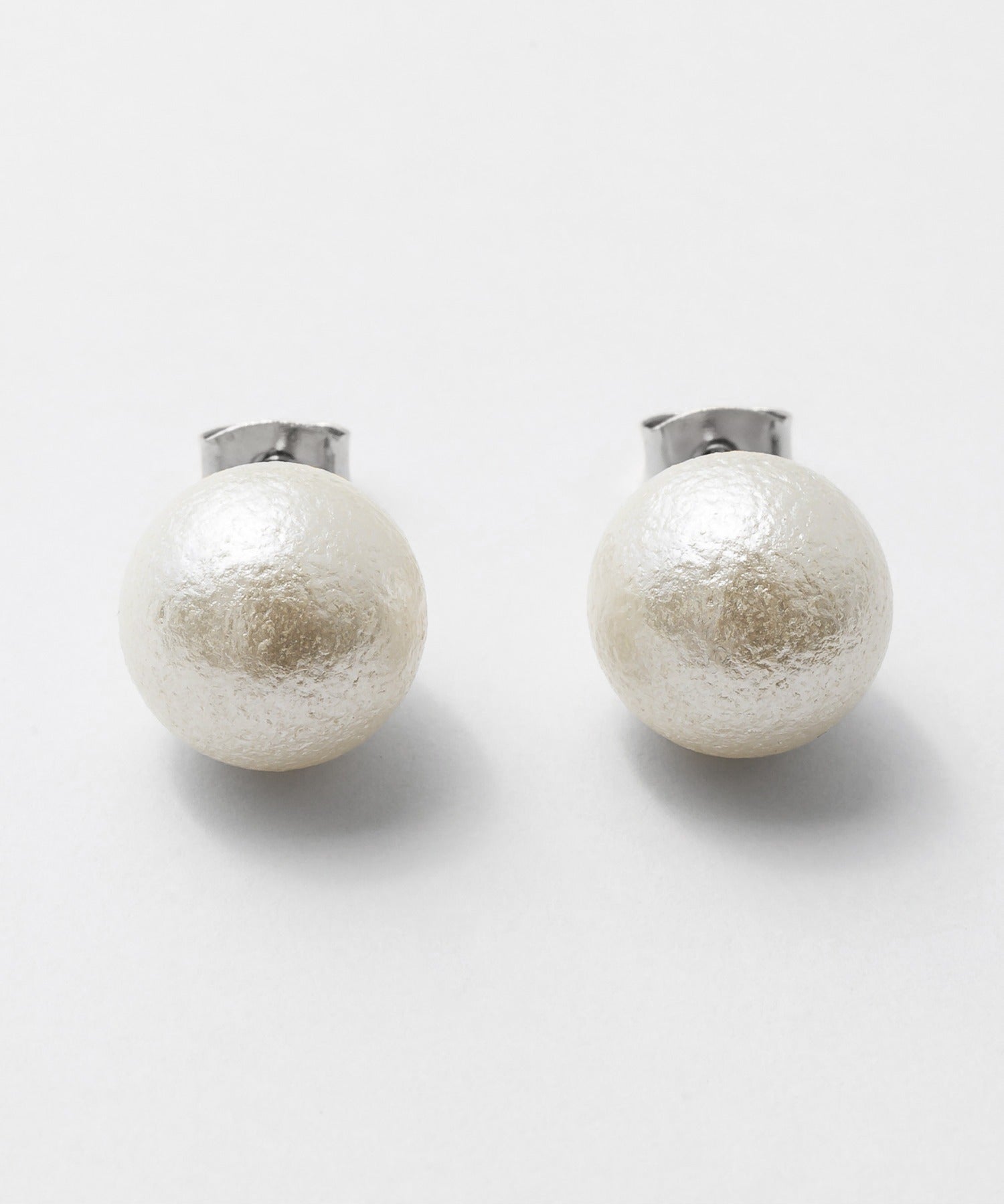 ciite' シーテ ピアス（両耳用） 【12mm】 選べるパールピアス （コットンパール / アクリルパール） (両耳用)