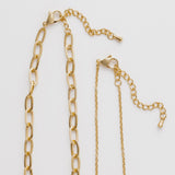 ciite' シーテ ネックレス 【 金属アレルギー対応 】 チェーン & パドロックネックレス 2セット