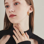 ciite' シーテ リング 【 金属アレルギー対応 】 2連リング サージカルステンレス