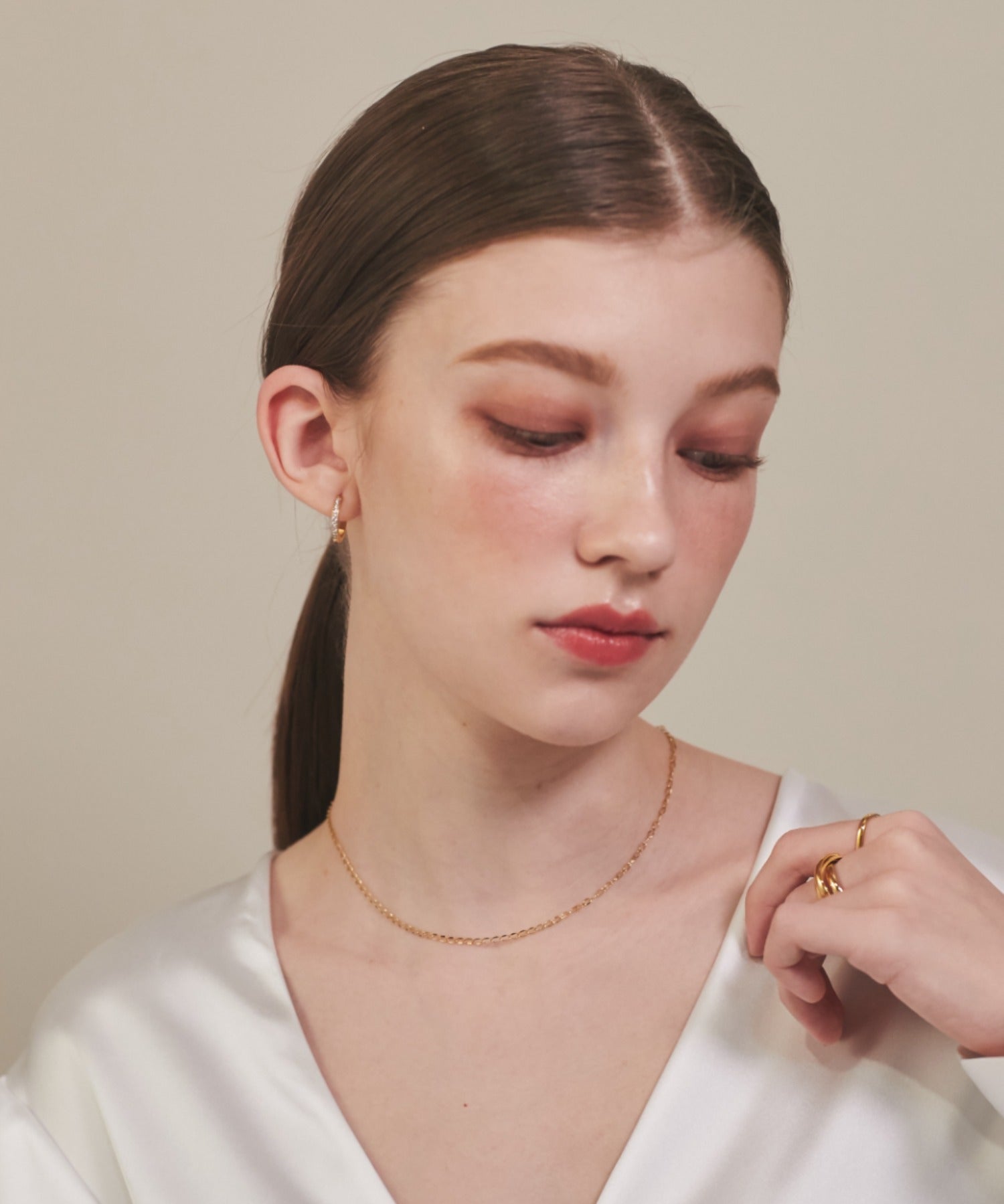 ciite' シーテ ネックレス 【 金属アレルギー対応 】 シンプルチェーンネックレス