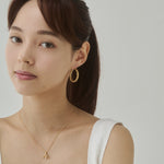 ciite' シーテ ピアス（両耳用） 【 金属アレルギー対応 】ツイストフープピアス サージカルステンレス（両耳用）