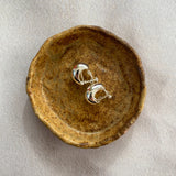 ぷっくりシンプルイヤリング  (両耳用)