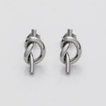 ciite' シーテ ピアス（両耳用） 【 金属アレルギー対応 】 ノットピアス サージカルステンレス (両耳用)