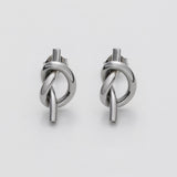 ciite' シーテ ピアス（両耳用） 【 金属アレルギー対応 】 ノットピアス サージカルステンレス (両耳用)