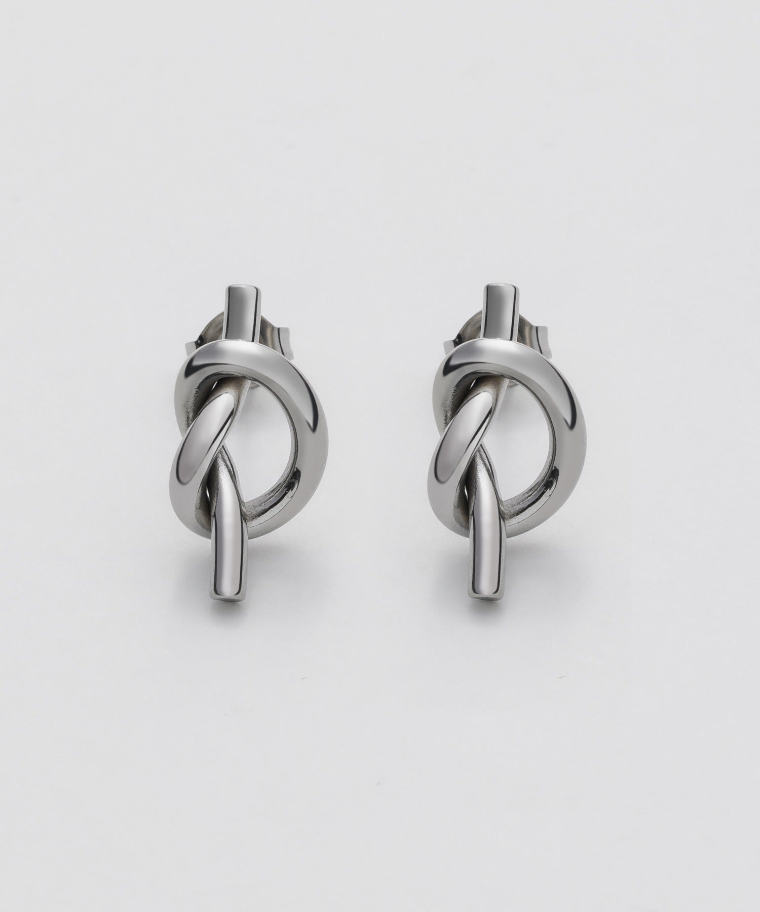 ciite' シーテ ピアス（両耳用） 【 金属アレルギー対応 】 ノットピアス サージカルステンレス (両耳用)