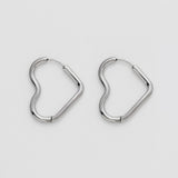 ciite' シーテ ピアス（両耳用） 【 金属アレルギー対応 】 ハートピアス サージカルステンレス (両耳用)