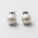 ciite' シーテ ピアス（両耳用） 【10mm】 選べるパールピアス （コットンパール / アクリルパール） (両耳用)