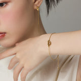 ciite' シーテ ブレスレット 【 金属アレルギー対応 】 ノットブレスレット サージカルステンレス