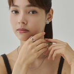 ciite' シーテ リング 【 金属アレルギー対応 】カットデザインリング サージカルステンレス