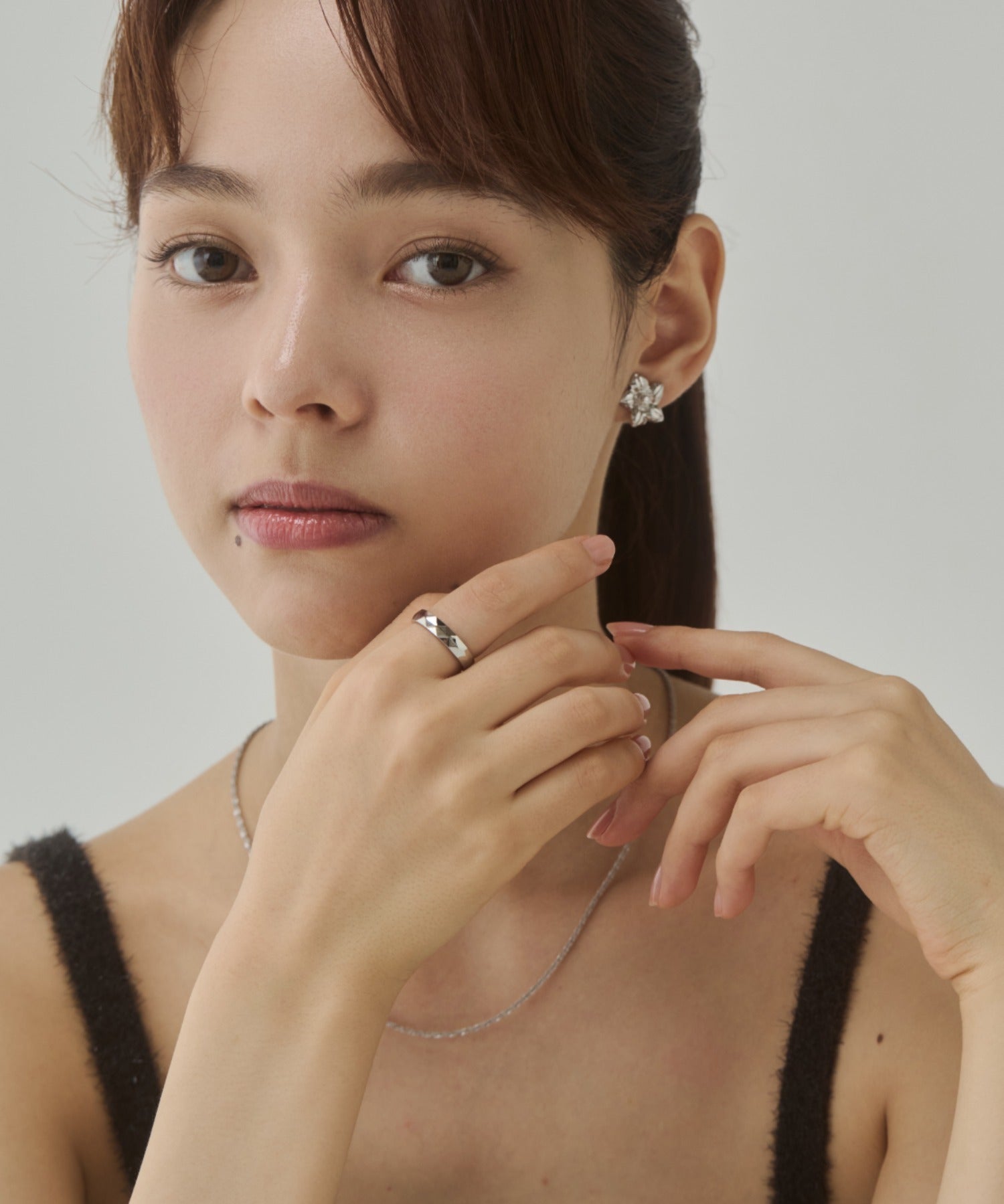 ciite' シーテ リング 【 金属アレルギー対応 】カットデザインリング サージカルステンレス