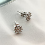 ciite' シーテ ピアス（両耳用） 【 金属アレルギー対応 】 リトル フルールピアス サージカルステンレス